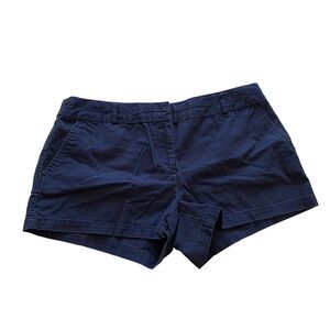 Forever 21 JUNIORS Contemporary Chino Navy Blue 100% Cotton Shorts Size Large L